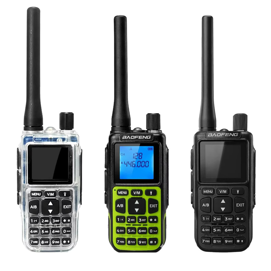 Baofeng MINI-5 Upgrade Walkie Talkie mit Bluetooth und 2200mAh Batterie, UHF/VHF Dual Band Amateurfunkgerät, Schwarz - Bild 7