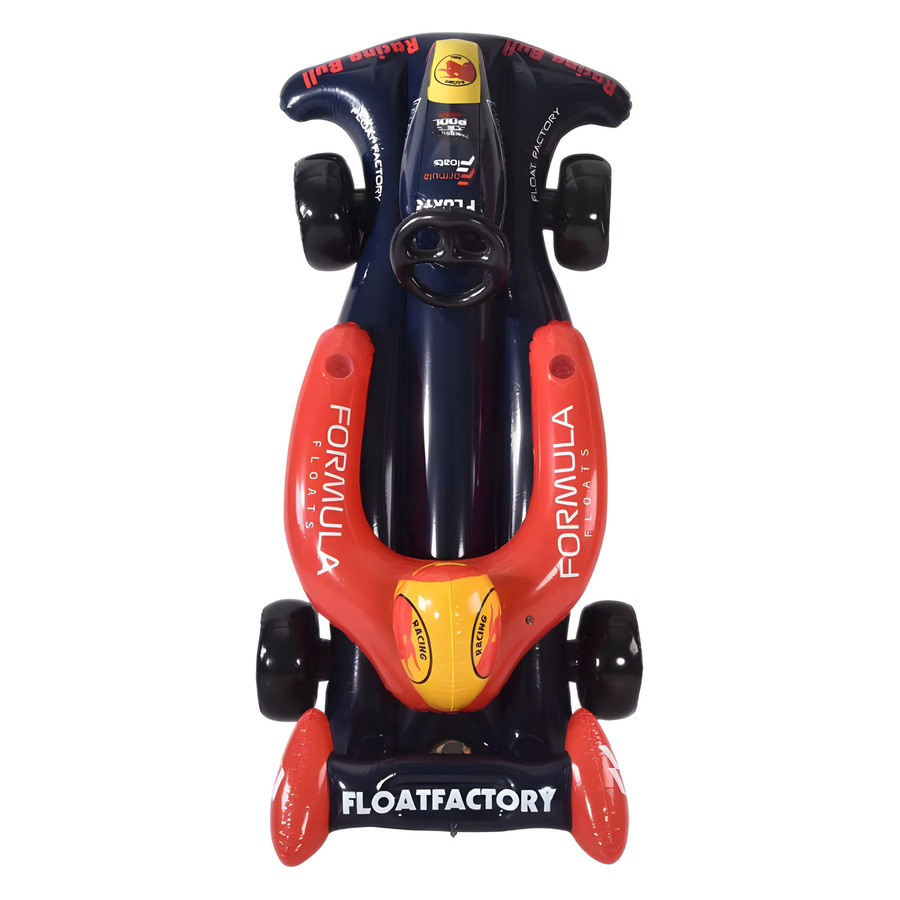 Red Bull aufblasbares Rennwagen-Wasserbett aus PVC für das Schwimmen - Bild 4