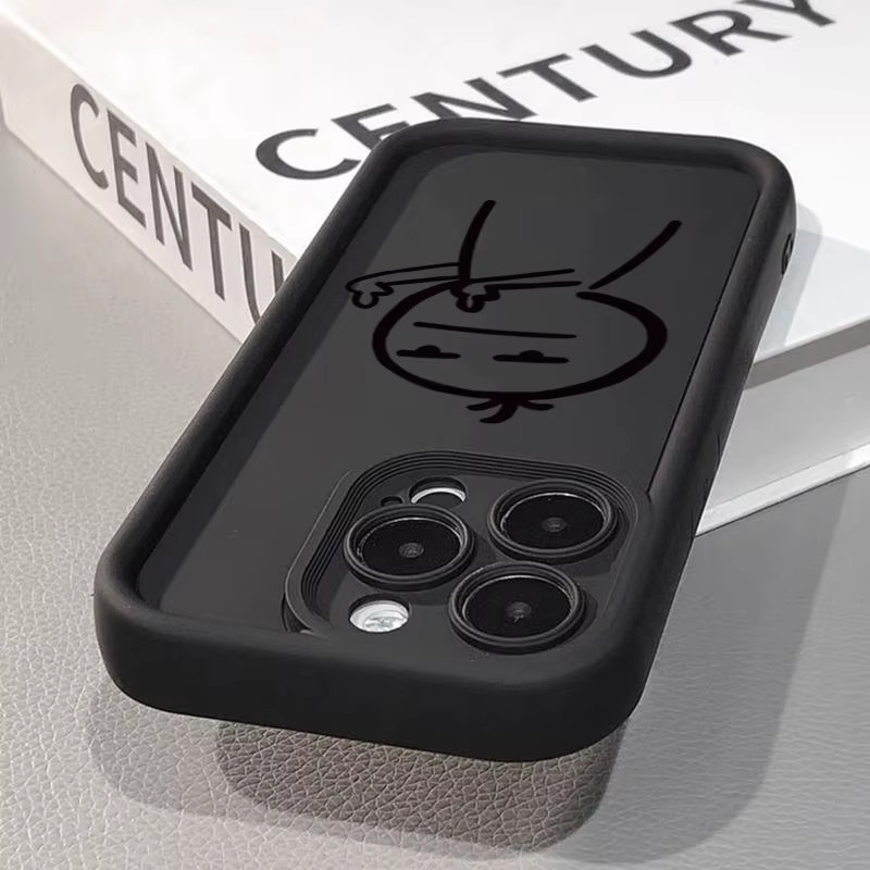 Xiaomi Handy Hülle mit Cartoon Stickman Design in Schwarz für Redmi Note 14 13 12 11 Pro Plus 5G 12S 11S 10S 10 12C 13C 14C 4G Soft Cover - Bild 3
