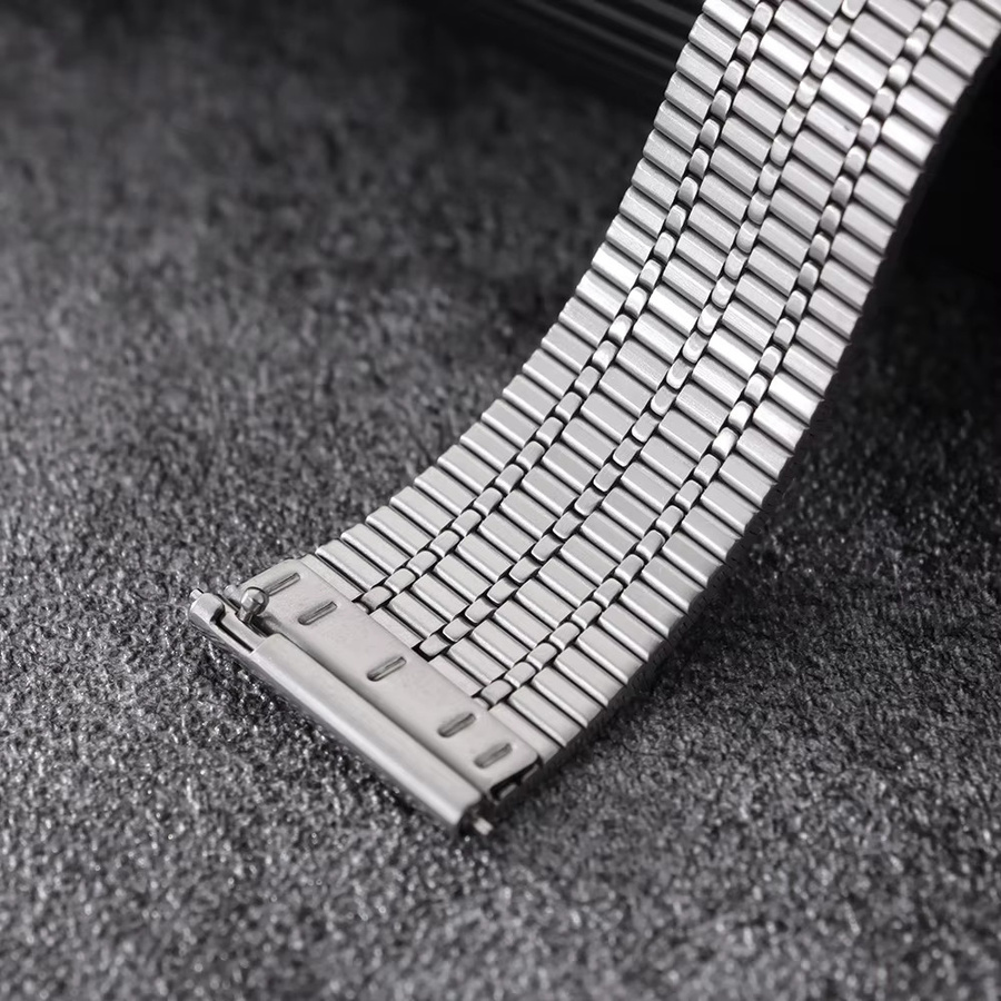 Uhrenarmband Edelstahl, Silber, Unisex, 20 22 mm - Bild 2