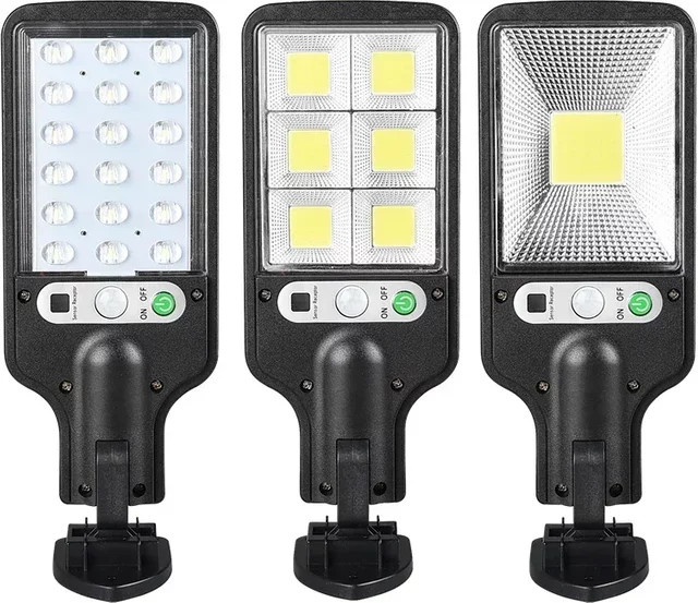 Heinast LED Solar Außenwandlampe mit Bewegungssensor, Wasserdichte COB Gartenleuchte für Terrasse und Hof, Schwarz - Bild 1