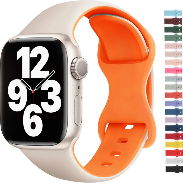 Silikonarmband für Apple Watch, Unisex - Bild 1