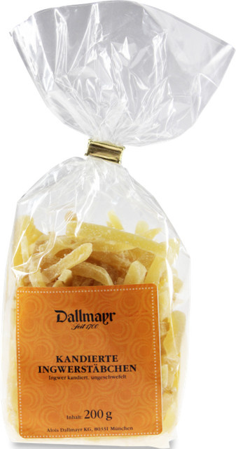 Dallmayr Kandierte Ingwerstäbchen 200 g - Bild 1