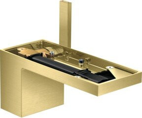 Hansgrohe Axor MyEdition Einhebelmischer für das Waschbecken in Brushed Brass mit Push-Open-Abfluss - Bild 1