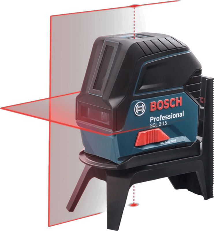 Bosch Professional GCL 2-15 selbstnivellierender Punkt- und Linienlaser in Schwarz/Blau - Bild 2