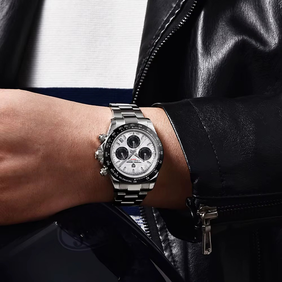 PAGANI DESIGN Chronograph, Quarz, Edelstahl, 40 mm, Herren, Saphirglas - Bild 3