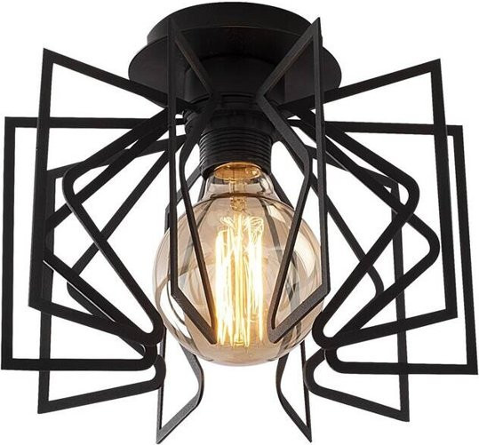 Opviq Deckenleuchte Nemrut in Schwarz, moderne Metall-Leuchte mit E27 Fassung, B: 26 cm, H: 20 cm, T: 26 cm - Bild 1