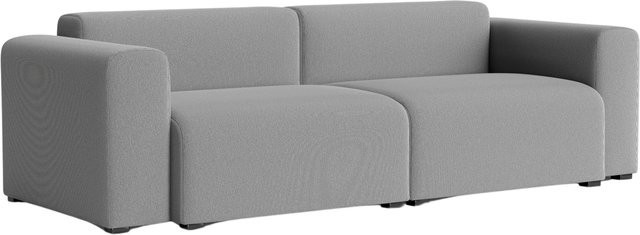HAY Mags 2,5-Sitzer Sofa Kombination mit 1 Low Armrest in Grau mit Schichtholzrahmen und Schaumstoff - Bild 1