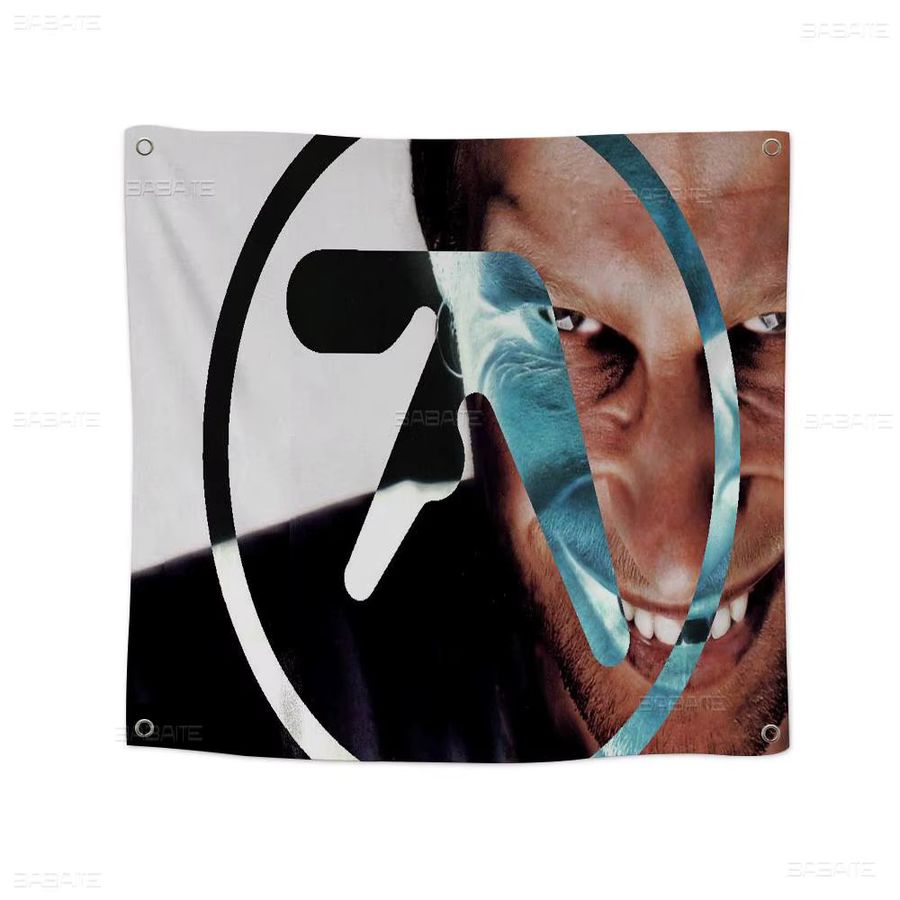 Aphex Twin Cartoon Flagge Wandbehang von Potdemiel als Science Fiction Deko für dein Zimmer - Bild 7