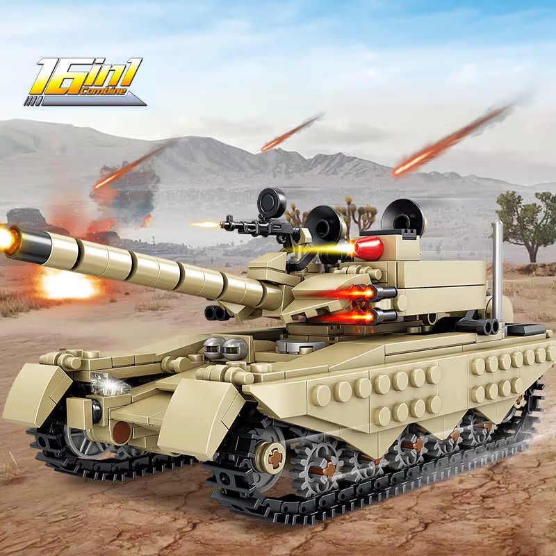 AMAZINGBLOKS Hauptkampfpanzer, Bausteine, 99-teiliges Set - Bild 2