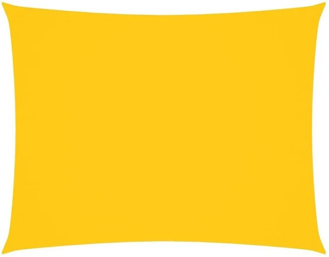 Furnicato Sonnensegel aus Oxford-Gewebe rechteckig in Gelb, Breite: 7 m, Tiefe: 5 m - Bild 1