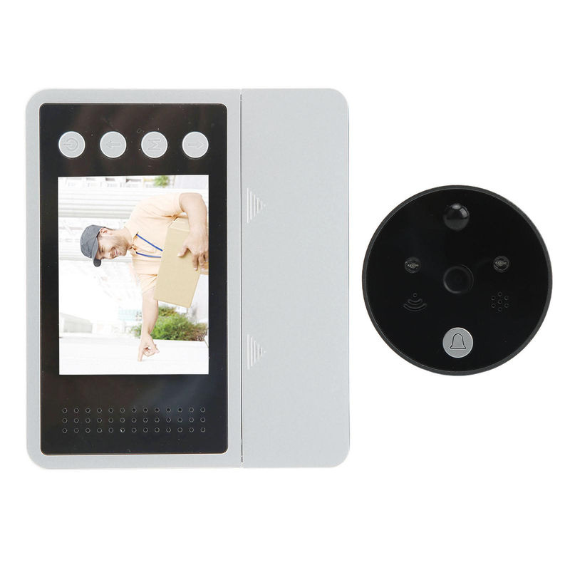 Neoglint Digitaler Türspion Smartes Guckloch Türklingelkamera mit 2,8 Zoll Display und Infrarot Nachtsicht in Silber - Bild 3