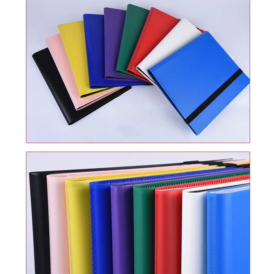 Vorinclex Kartenordner Gelb mit 9 Taschen für Sammelkarten, MTG und TCG, seitlich beladbares Album aus Kunststoff - Bild 4