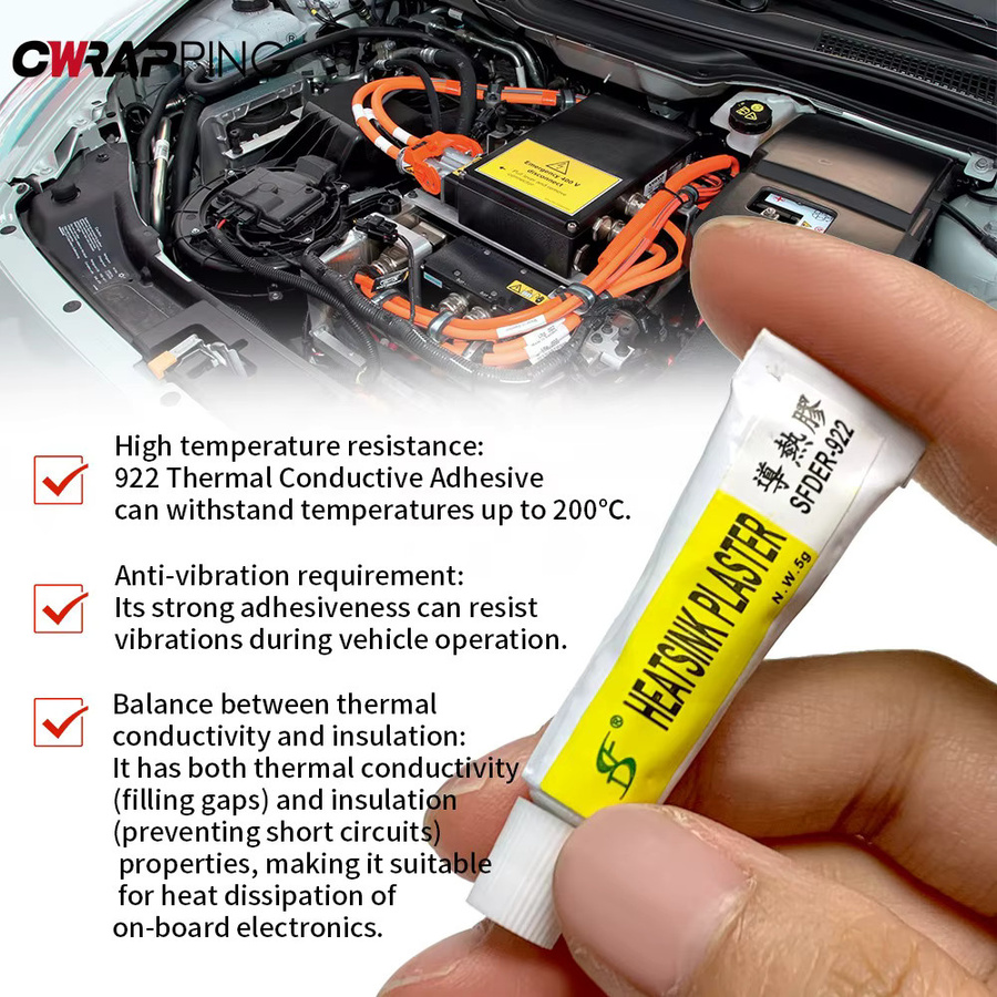 ZEXEF Wärmeleitpaste schwarzer Silikonkleber mit Klebeapplikator für VGA, RAM, LED und IC - Bild 4