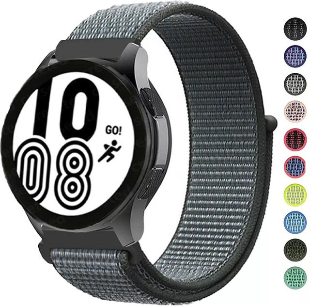 Uhrenarmband Nylon, Schwarz, Unisex - Bild 1