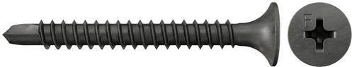 Fischer Schnellbauschraube 665093 mit Kreuzschlitz Phillips aus Stahl, galvanisch verzinkt, Durchmesser: 3,5 mm, Länge: 35 mm, 1000 Stück - Bild 1