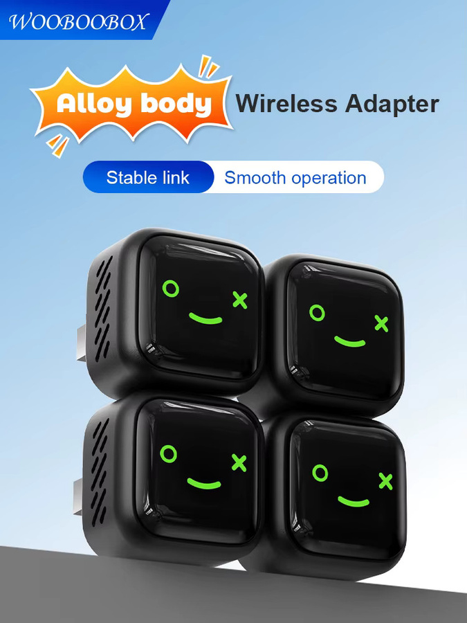 WOOBOOBOX 2in1 AI Smart Box Wireless Adapter für CarPlay und Android Auto, Schwarz, kompatibel mit Mercedes-Benz, Hyundai, Toyota, MG und Skoda - Bild 7