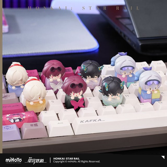 miHoYo Honkai Star Rail Finger Tip Keycap Blind Box Serie 1 personalisierte mechanische Tastatur-Tastenkappen in Multicolour - Bild 1