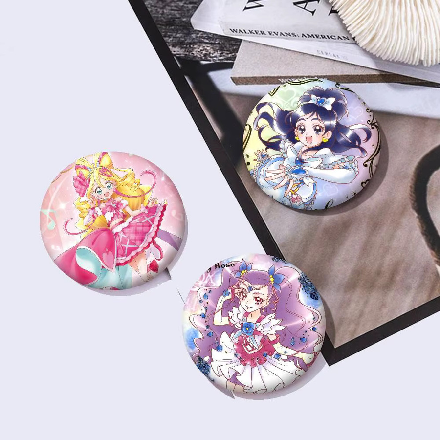 Brosche Anime Futari Wa Pretty Cure, Runde Anstecknadel, Unisex - Bild 2