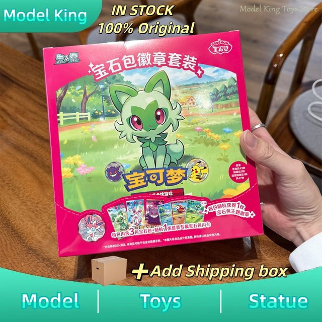 Bandai Pokémon Gem Pack Badge Set Tasche, Sammelkartenbox, Chinesisch, ab 14 Jahren - Bild 1