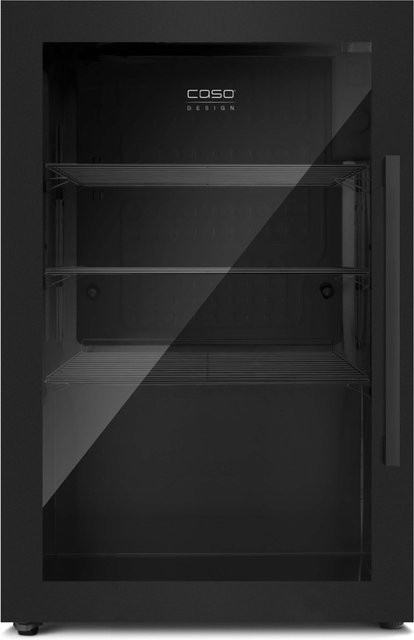CASO Design BBQ Cooler Black S-L Tischkühlschrank mit Linksanschlag in Schwarz und Edelstahl - Bild 1