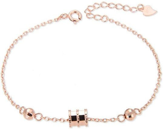 Armband 925 Silber, Roségoldplattiert, Damen - Bild 1