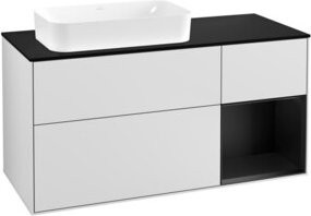 V&B Waschtischunterschrank Finion in Weiß lackiert, Breite: 120 cm, Tiefe: 50,1 cm, Höhe: 50,1 cm - Bild 1