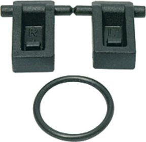 Riegler Koppelpaket zur Verblockung mehrerer Komponenten mit O-Ring, BG 0, Schwarz - Bild 1