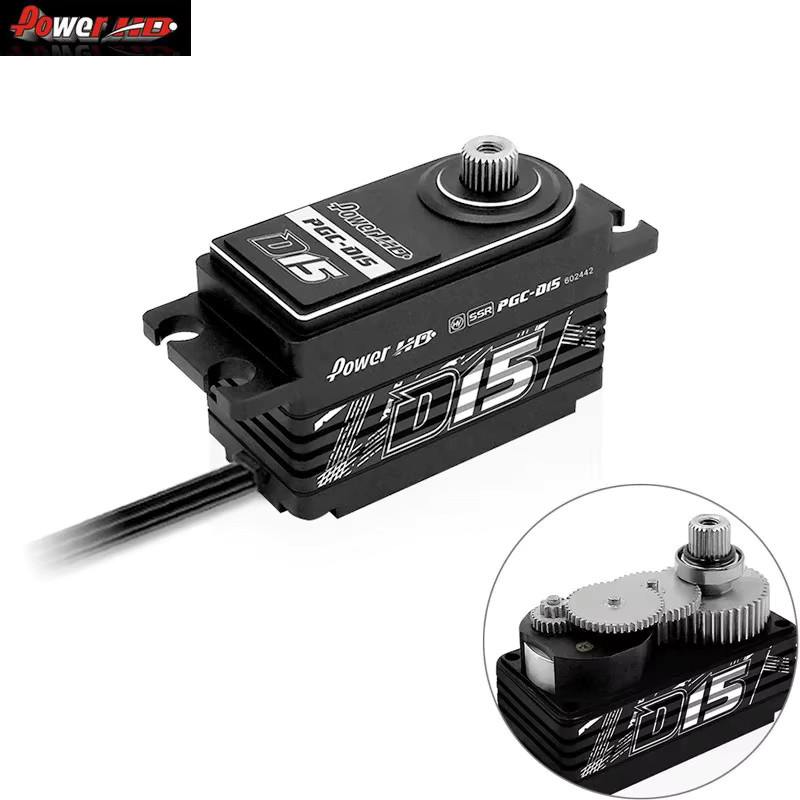 Power HD D12 D15 Kurzgehäuse-Digitalservo, Zubehör, 1:10 - Bild 2