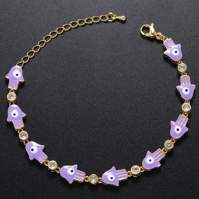 YULIN Armband, Gold, Bunt, Emaille, Kristall, Damen - Bild 1