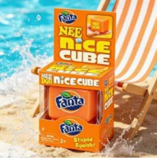 Needoh Würfel, Sensorisches Fidget Quetschspielzeug, 1 Stück - Bild 1