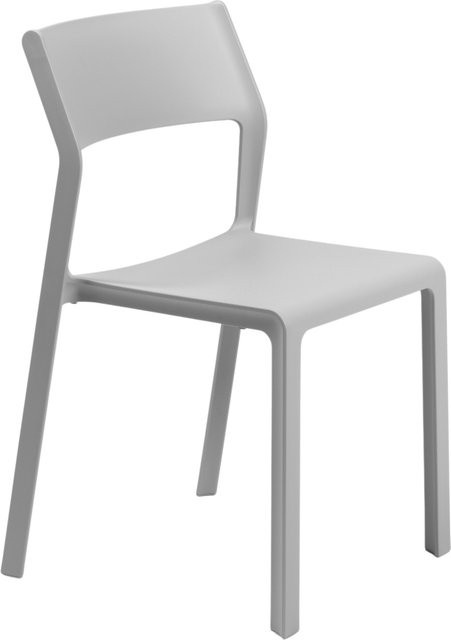 Nardi Trill Bistrostuhl aus Kunststoff in Weiß matt für Garten, Balkon und Terrasse - Bild 1