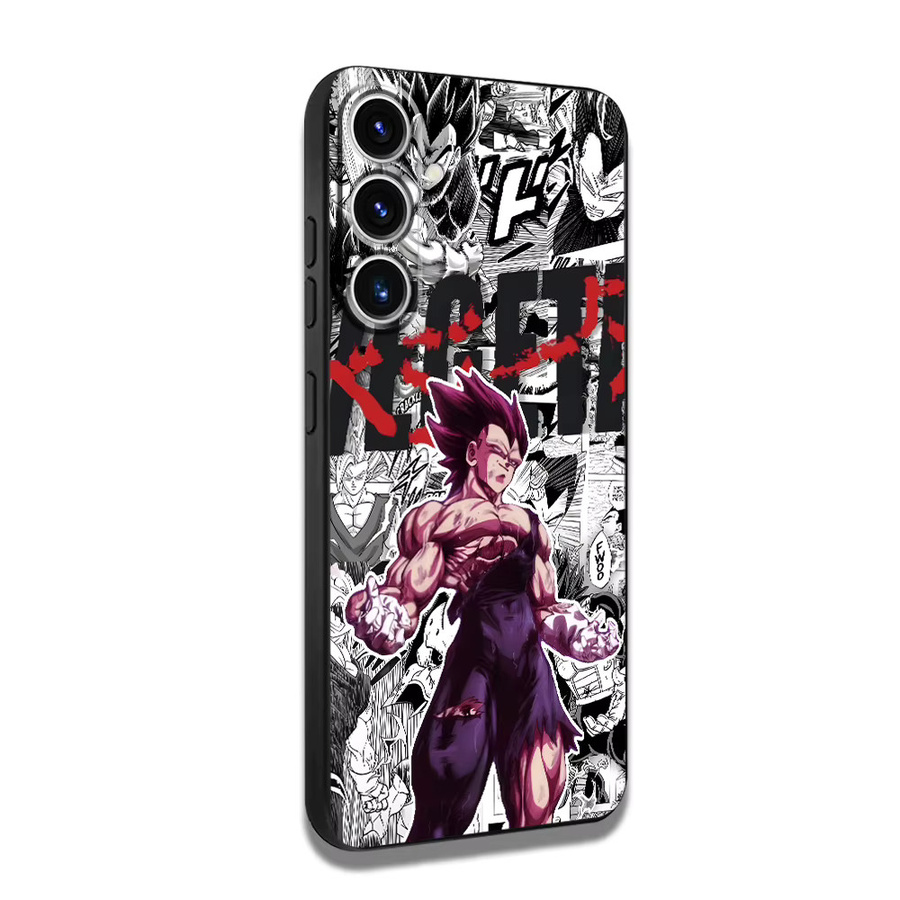Dragon Ball Comic Vegeta Handyhülle aus weichem Material in Schwarz für Samsung Galaxy A-Serie (A22, A23, A24, A25, A26, A32, A35, A36, A41, A52, A53, A55, A71, A72) - Bild 7