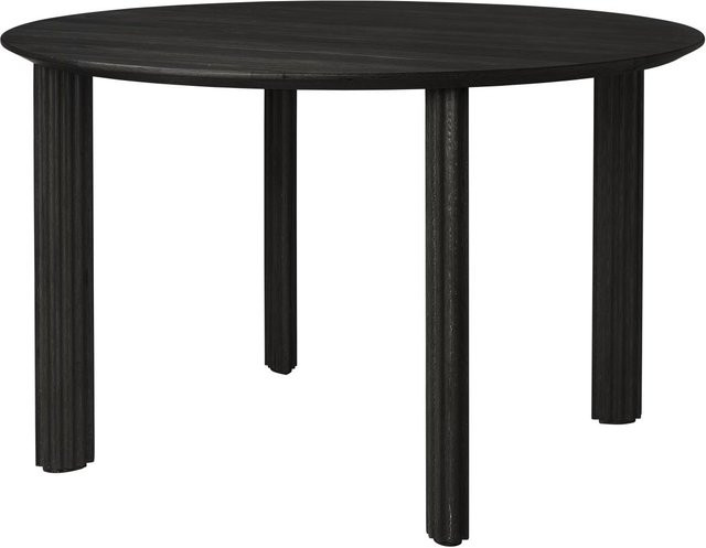 UMAGE Comfort Circle Esstisch aus Eichenholz in Schwarz - Bild 1