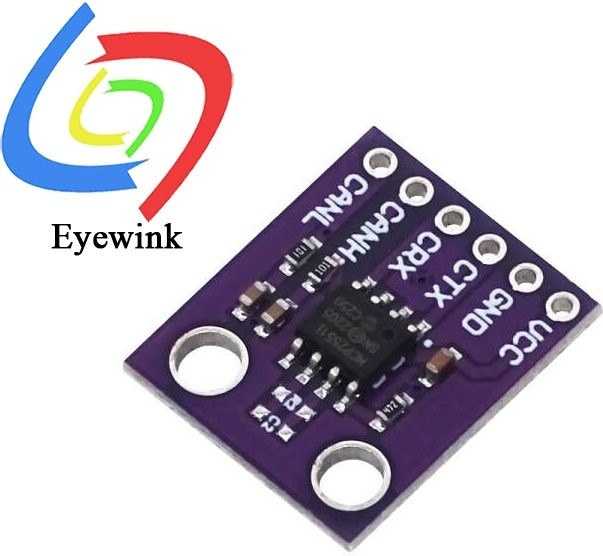 EYEWINK MCP2551 Hochgeschwindigkeits-CAN-Kommunikationsprotokoll-Controller Bus-Schnittstellenmodul für Arduino in Purple - Bild 1