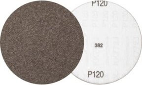 PFERD TOOLS Compactkorn Klettscheibe KR A120 CK für Feinschliff mit Winkelschleifer, Durchmesser: 115 mm, Farbe: Braun - Bild 1