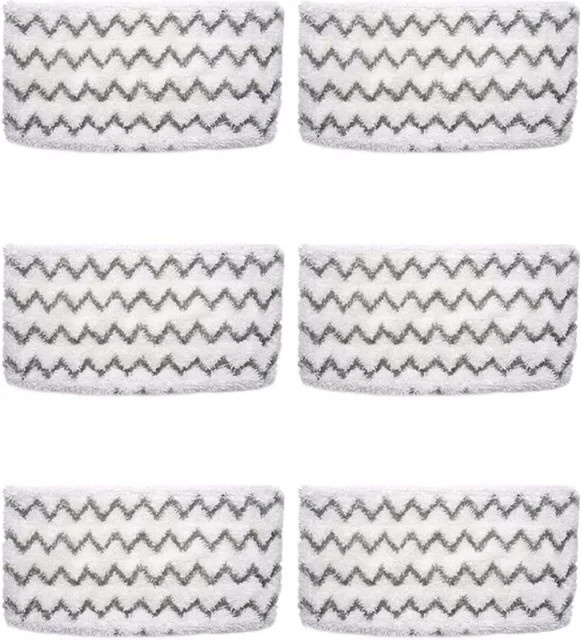 Shark Ersatz-Dampfmopp-Pads aus Mikrofaser für Steam Mop Hartbodenreiniger S1000WM S1000 S1000A S1000C, Weiß, B: 30,5 cm, T: 17,5 cm - Bild 1