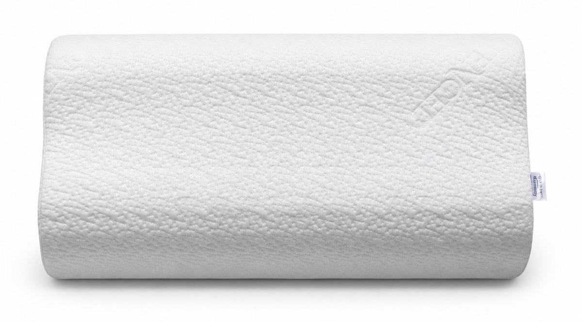 Sympathica Orthopädisches Visco-Schaum Nackenstützkissen mit Höhenverstellung, Weiß, B/T/H: 80 x 40 x 11 cm - Bild 1