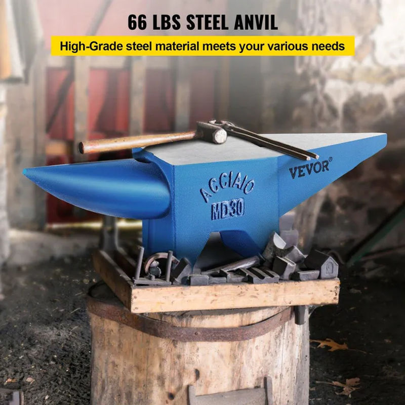 Buying Solutions MB Pro Hornamboss aus Stahl, Tragbarer Gusseisen Amboss für die Schmiede, 30 kg - Bild 9