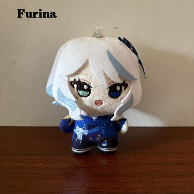 Yiran toy Genshin Impact Wriothesley und Furina Plüschtiere Schlüsselanhänger, 10cm, ab 14 Jahren - Bild 1