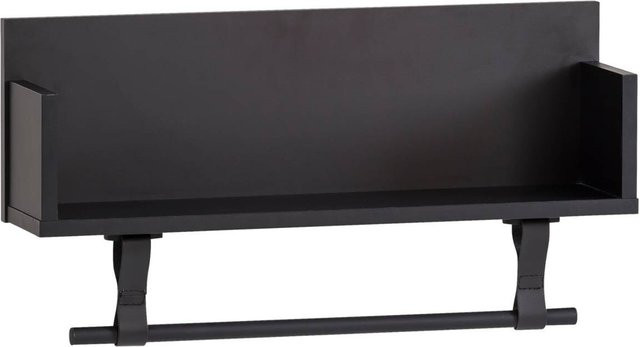 Regal Ella Möbelpartner schwarz matt B/H/T: 59,8 x 31,5 x 13,5 cm - Bild 1