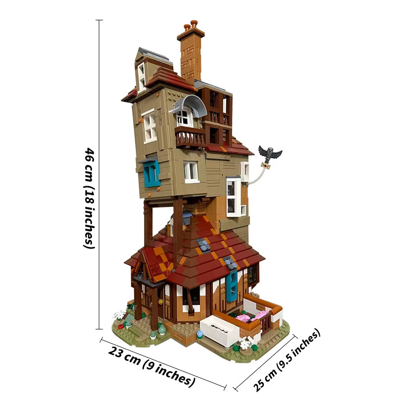 YMOLGA Architektur Rotes Haus, Konstruktions-Baustein-Set, 2405 Teile, ab 14 Jahren - Bild 2