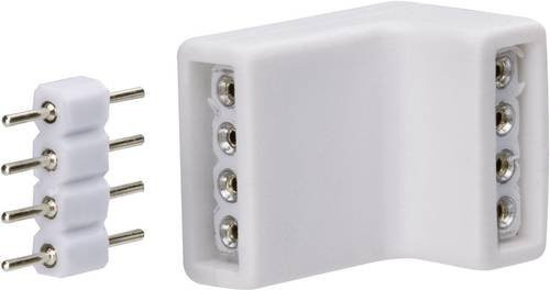 Paulmann YourLED Eckverbinder für LED-Streifen Weiß-Schwarz 4er-Pack - Bild 1