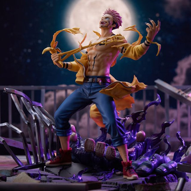 KONBORE Jujutsu Kaisen Ryomen Sukuna Action Figure, 27 cm, Einzelfigur - Bild 1