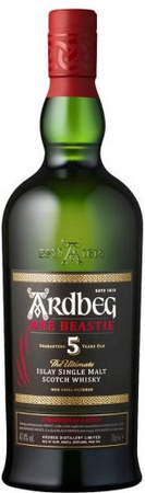 Ardbeg Wee Beastie Whisky, 5 Jahre, Islay Single Malt Scotch Whisky, 0,7 l