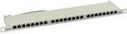 InLine Patchfeld Cat.6, 24-fach, Breite: 48,26 cm, Farbe: lichtgrau, RAL7035 - Bild 1