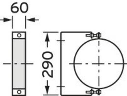 Vaillant Wandhülse Connector aus Edelstahl - Bild 1