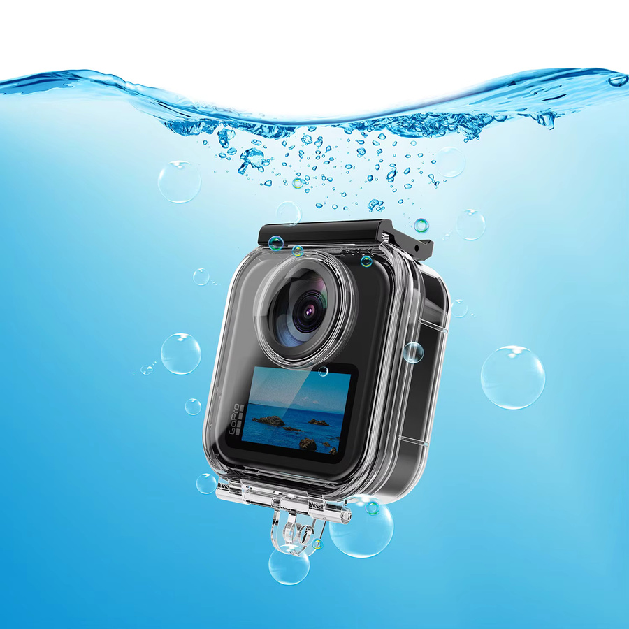 GoPro Max 2 Tauchgehäuse transparentes wasserdichtes Unterwassergehäuse für Zubehör - Bild 2