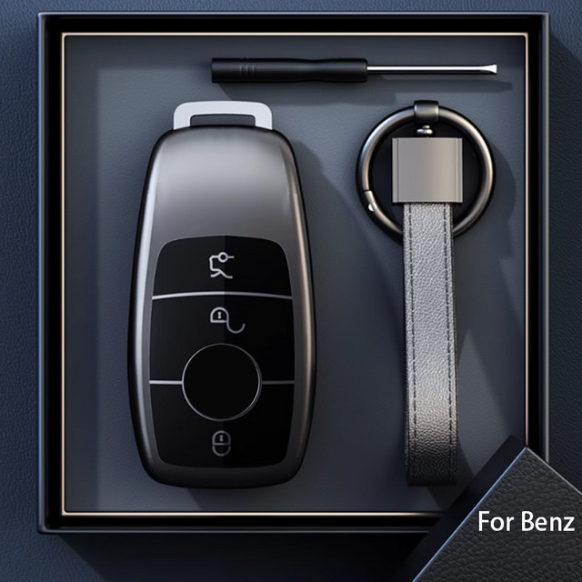 ICAR Autoschlüssel Schutzhülle für Mercedes Benz E C S GLC Klasse in Titan Grau - Bild 1