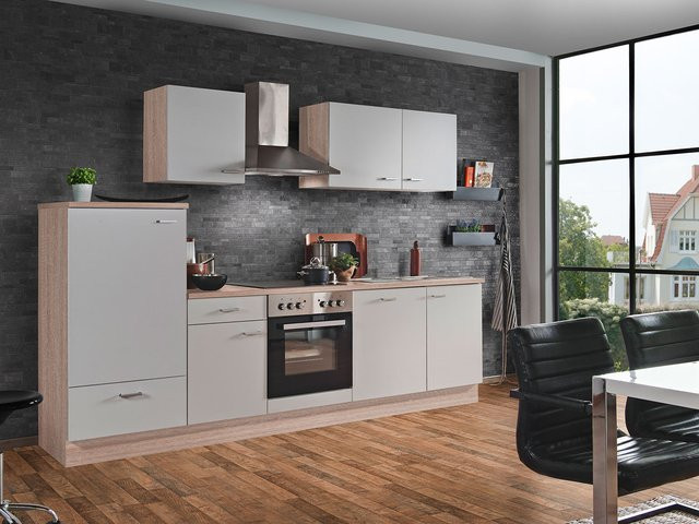 MENKE Küchenblock Classic Leerblock, Farbe: Weiss, B: 280 cm, T: 60 cm, H: 200 cm - Bild 1